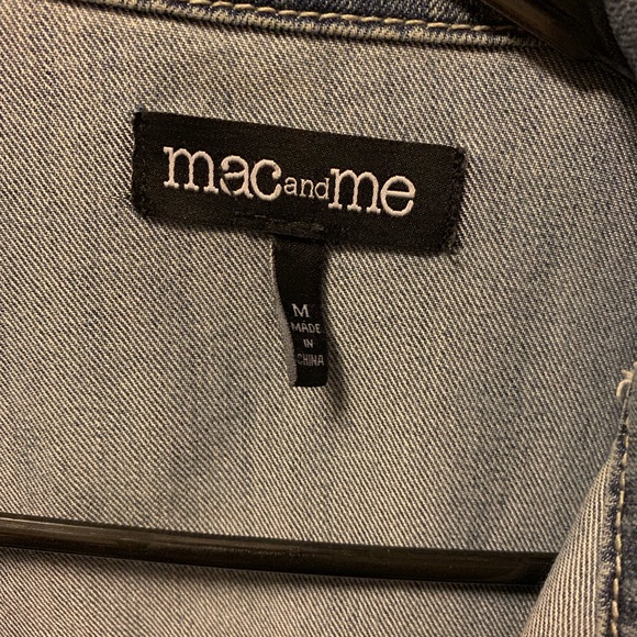 Mac and Me jean coat! Never worn!! - Picture 3 of 3